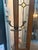 1970s Mid-Century Modern Wooden and Stained Glass Light Up Hall Tree For Sale In Atlanta - Image 6 of 12
