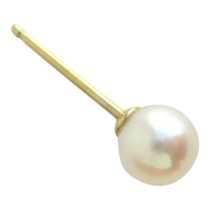 Pearl Earring With 14 Karat Gold Post, 1 Piece