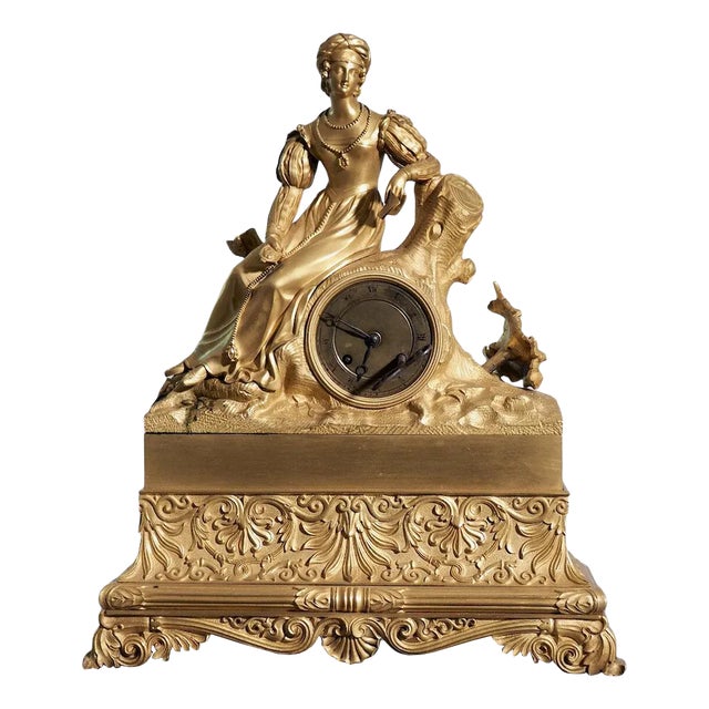 Antique French Gilt Clock Chairish