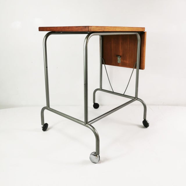 Bauhaus Side Table, Denmark, 1950s For Sale - Image 4 of 15