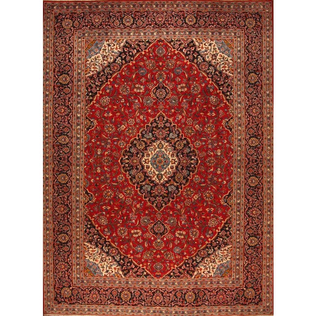 Hand-Knotted Middle Eastern Rug with Plant Dyes For Sale - Image 11 of 11