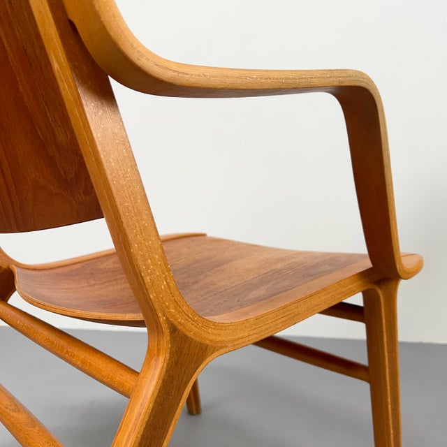 HM11 AX Chairs by Peter Hvidt & Orla Mølgaard-Nielsen for Fritz Hansen, Denmark, 1960s, Set of 2 For Sale - Image 6 of 14