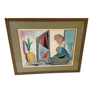 After Pablo Picasso (1881–1973), Femme au Miroir (Woman at the Mirror), 128/325