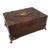 Late 19th Century French Brass Mounted Oak Dressing Box For Sale
