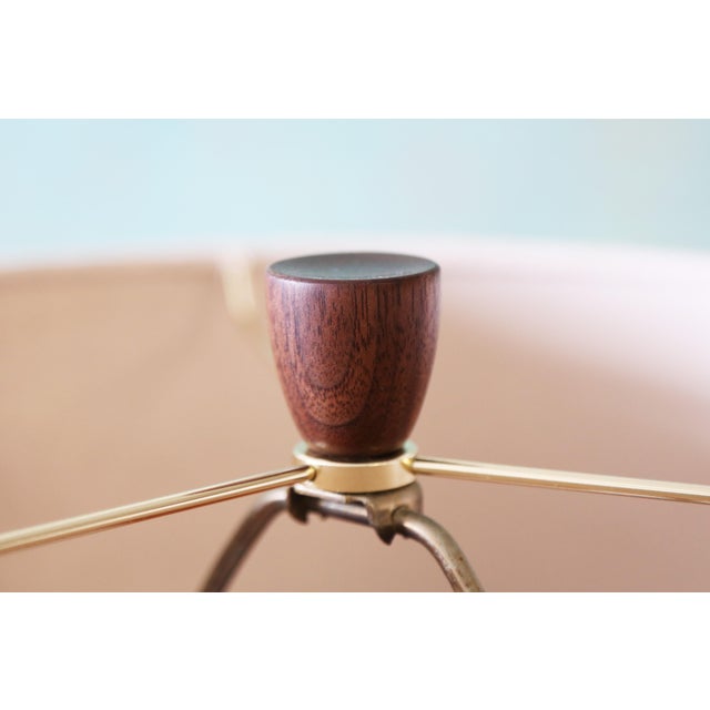 Wood 1960s Gordon and Jane Martz M51 Lamp for Marshall Studios White Short Gourd 24" For Sale - Image 7 of 10