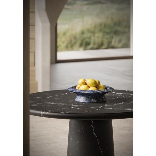 Not Yet Made - Made To Order Nissa Travertino Stone Round Dining Table by Ivan Colominas For Sale - Image 5 of 10