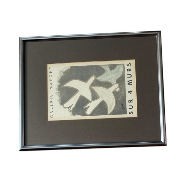 Braque, Georges Sur 4 Murs - Galerie Maeght, 1959 Framed For Sale - Image 9 of 11