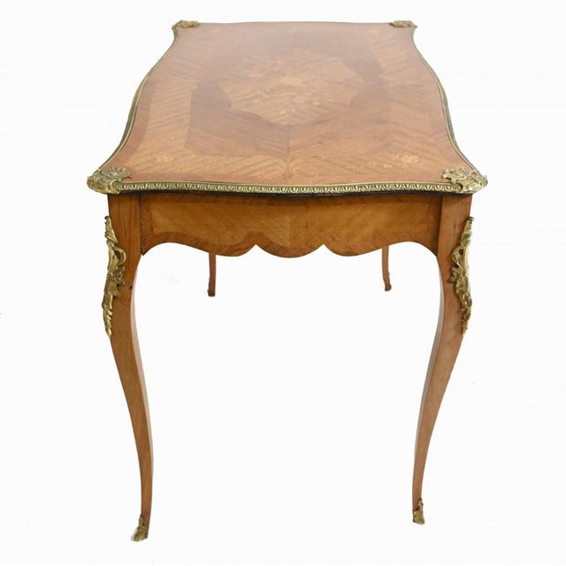 Vintage French Wooden Desk For Sale - Image 9 of 11
