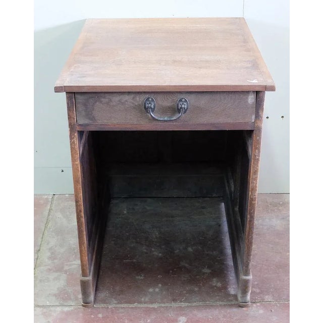 1920s Vintage Italian Chestnut Desk, 1920s For Sale - Image 5 of 5