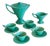 Art Deco Coffee Service from Salins Studio, France, 1930s, Set of 10 For Sale