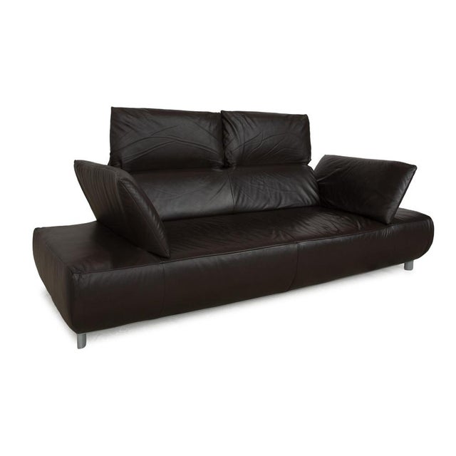 Volare 3-Seater Sofa in Dark Brown Leather from Koinor For Sale - Image 5 of 15