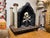 An Unusual Memento Mori Handcarved and Painted Shrine With Skull and Bones For Sale In Palm Springs - Image 6 of 10
