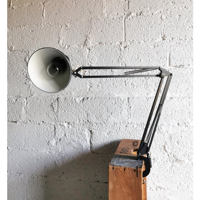 Black Architect's Desk Lamp from Rimsa, Italy, 1960s For Sale - Image 6 of 11
