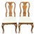 Vintage Thomasville Winston Court Collection Queen Anne Solid Cherry Dining Chairs - A Pair (A) For Sale