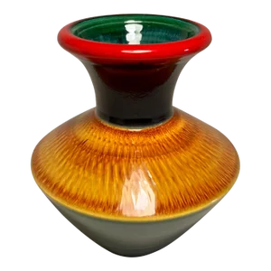 1999 Derek Voien Studio Art Pottery Signed Porcelain Vase