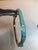 1970s Les Bernard Rectangular Gold Tone Turquoise Enamel Bangle For Sale - Image 11 of 12