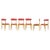 Vintage Italian Chairs in Wood and Faux Leather, 1950s, Set of 6 For Sale - Image 6 of 6