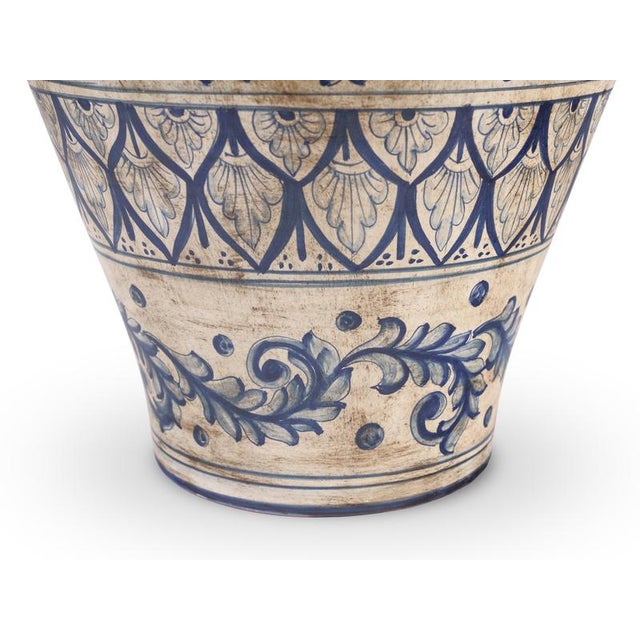 Blue Peacock Heritage Vase by deBlona For Sale - Image 11 of 16