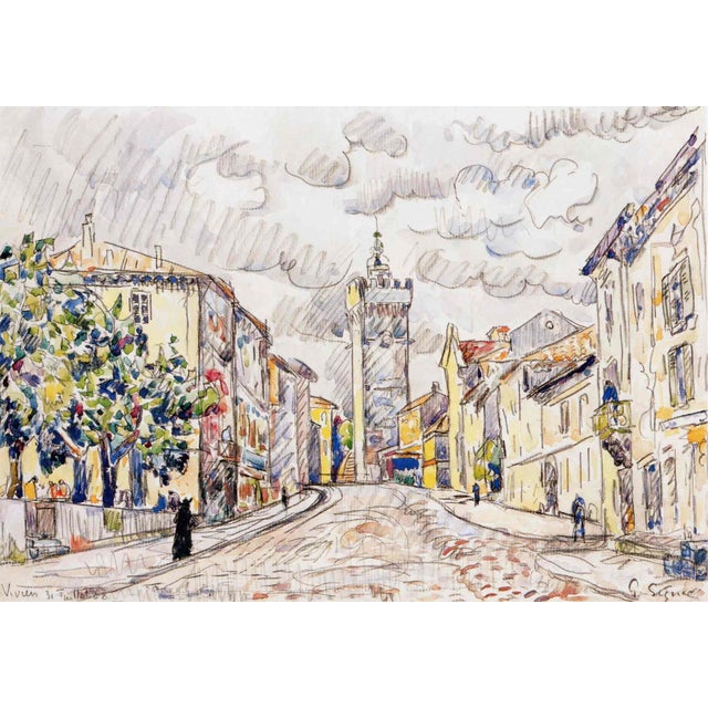 Artist: Paul Signac Title: The Tower Viviers Medium: Giclée Marks: Limited edition, numbered, not signed Paper size: 19 x...