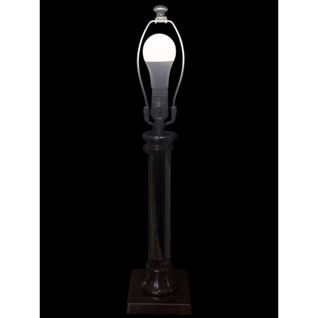 Modern Lucite Column Table Lamp For Sale In Charlotte - Image 6 of 10