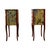 1950s 1950s Pair of Louis XV Style Chest With Gold Christian Lacroix Pattern and Marble Top For Sale - Image 5 of 7