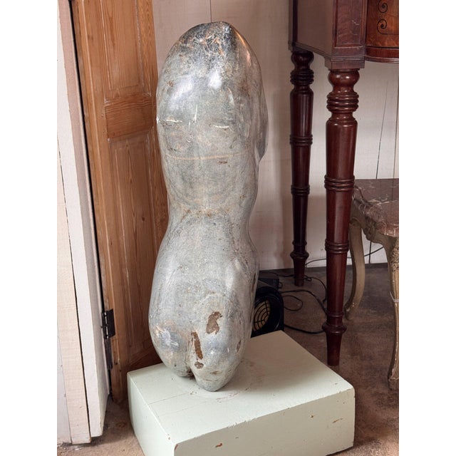 Wood Late 20th Century Modernist Female Torso For Sale - Image 7 of 11