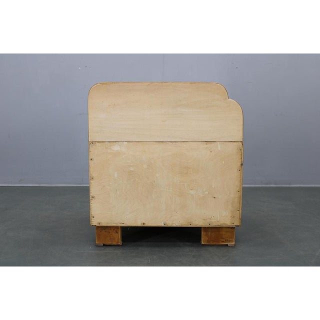 Art Deco Burl Wood Nightstands, Czechoslovakia, 1940s, Set of 2 For Sale - Image 4 of 18