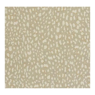 Kravet Couture Oyster "Lynx Dot" Linen Fabric- 5 Yards For Sale