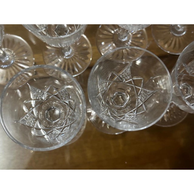 Glass Epron Model Baccarat Stamped Crystal Glasses, 1907, Set of 12 For Sale - Image 7 of 18