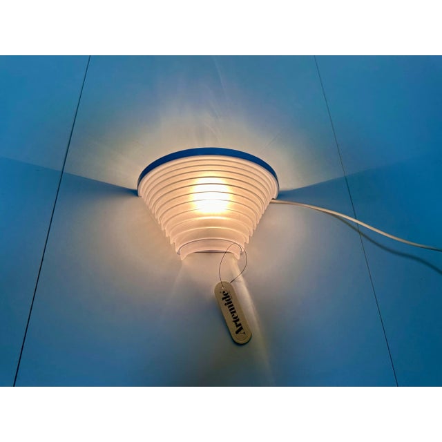 Postmodern Egisto 28 Parete Wall Lamps by Angelo Mangiarotti for Artemide, Italy, 1980s, Set of 2 For Sale - Image 15 of 18