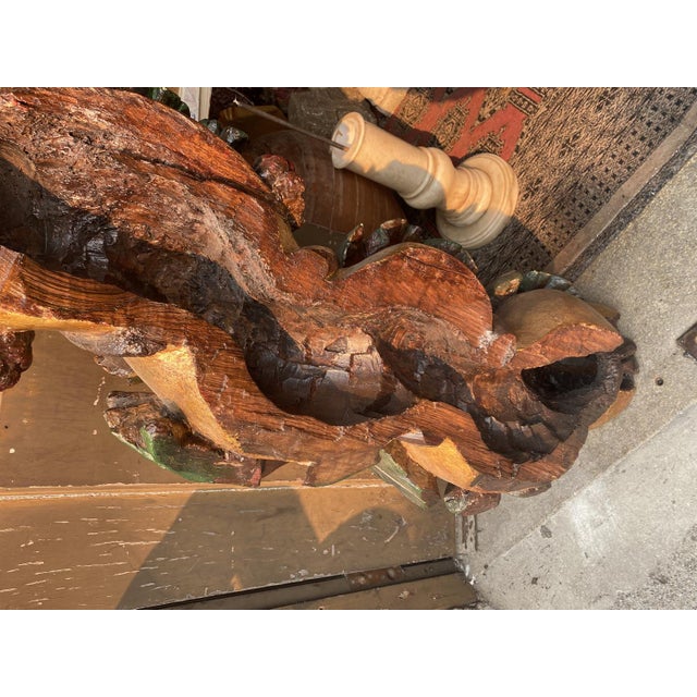 Antique Gilded Wooden Column, 1800s For Sale - Image 11 of 18