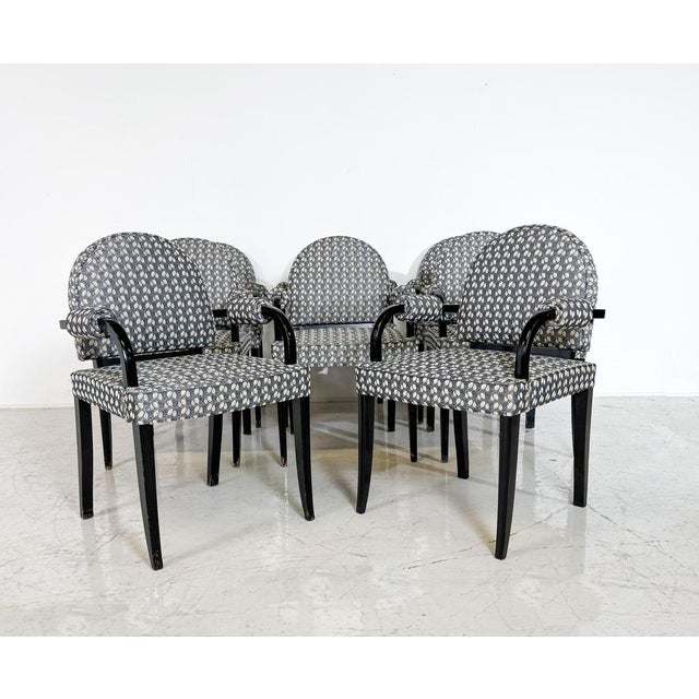 Art Deco Armchairs, Set of 8, in Very Good conditions.