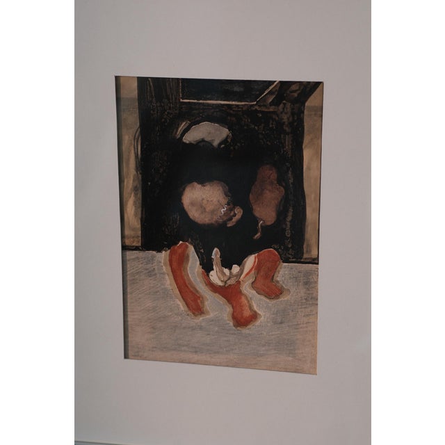 Marcel Warrand, Nude, Nu Masculin Assis, 1990s, Ink & Watercolor, Framed For Sale - Image 4 of 5