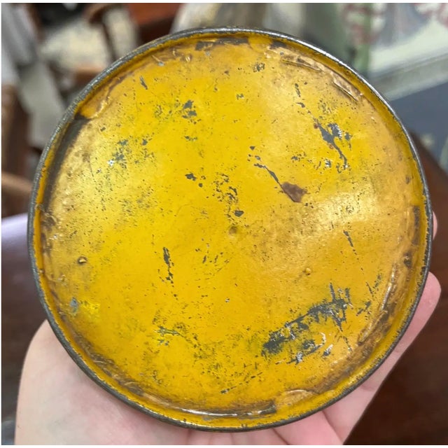 Metal 19th Century Paint Decorated Tole Urn For Sale - Image 7 of 7