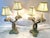 Hollywood Regency Vintage Coastal Double Crossed Palm Tree Table Lamps- A Pair For Sale - Image 3 of 18