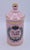 1970s Large Vintage French Pink Ceramic Apothecary Jar For Sale - Image 5 of 10
