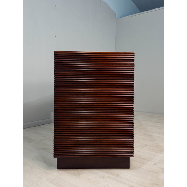 Art Deco Italian Parchment Chest of Drawers attributed to Osvaldo Borsani, 1940s For Sale - Image 13 of 18