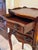 Wood Theodore Alexander Petite Louis XVI Side Table With Faux Book Trompe l'Oeil Panels For Sale - Image 7 of 10