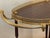 !950s Bar Cart Brass Gallery & Veneer, Italy For Sale - Image 10 of 13