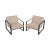 Mid Century Modern Style CB2 Specs Lounge Chairs - A Pair For Sale - Image 13 of 13