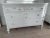 Shabby Chic Antique Sligh French Style Dresser W/ Gesso & Mirror For Sale - Image 3 of 16