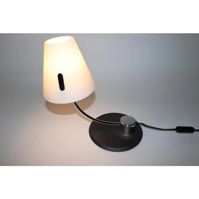 Glass Mid-Century Modern Murano Glass Table Lamp For Sale - Image 7 of 9