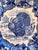 Rustic European Early 20th Century Blue & White Turkey Plate For Sale - Image 3 of 6