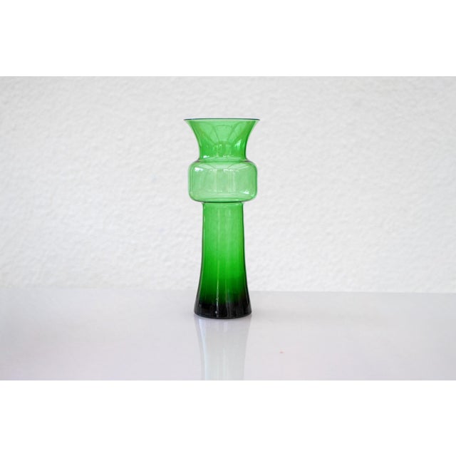 Large Green Tang-Li Vase by Mona Morales Schildt for Kosta, 1970s For Sale - Image 13 of 17