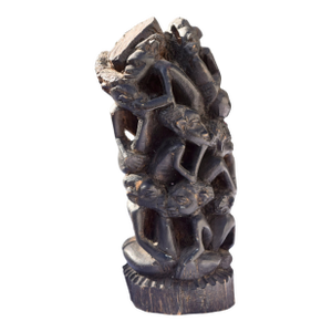African Tribal Stacked Figure Carving