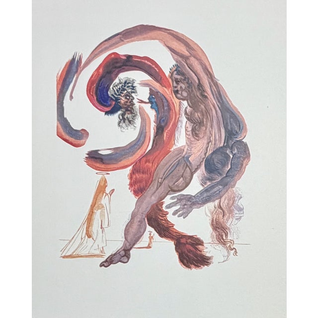 Artist: Salvador Dali Title: Divine Comedy Purgatory Canto 18 Decomposition (3 pieces) Medium: Woodcut Measurements: 10.5"...