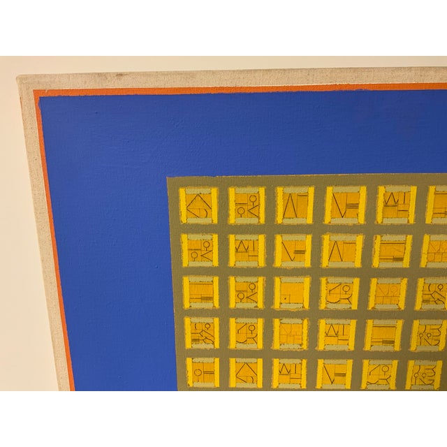 Abstract 1970s Artwork Roger Barnes For Sale - Image 3 of 10