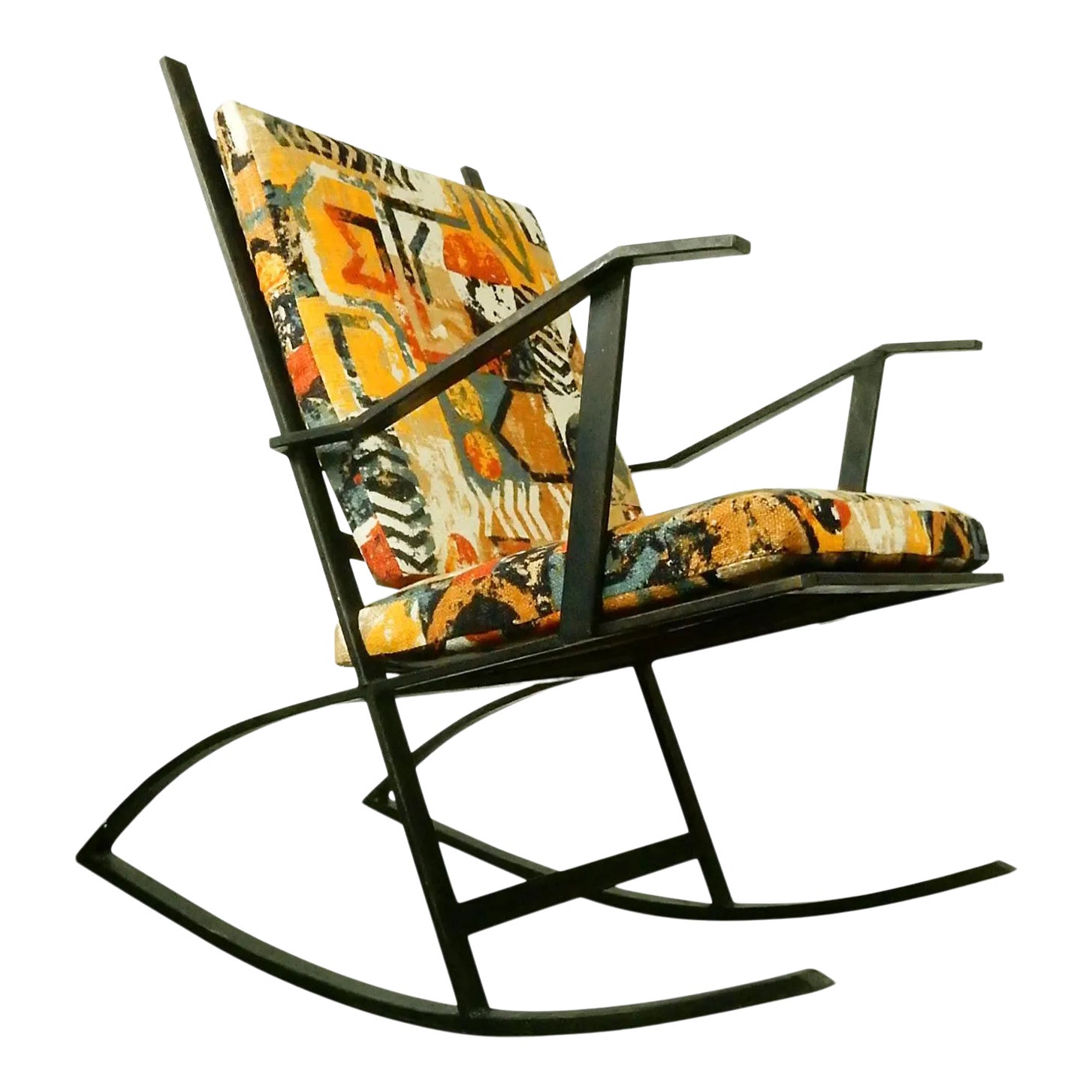 1960s Architectural Design Art Rocking Chair after Fredrik Kayser ...