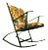1960s Architectural Design Art Rocking Chair after Fredrik Kayser For Sale