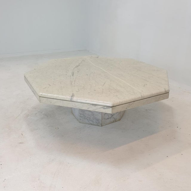 1980s Italian Marble Octagon Coffee Table, 1980s For Sale - Image 5 of 18